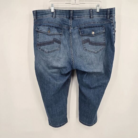 Riders by Lee Women's Capri Jeans Plus Size 22W - Picture 3 of 7